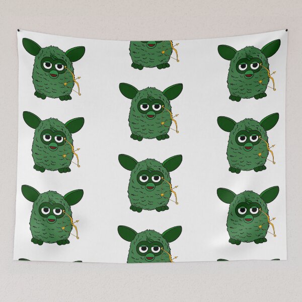 Item preview, Forest Green Artemis Furby designed and sold by Animals-by-JB.