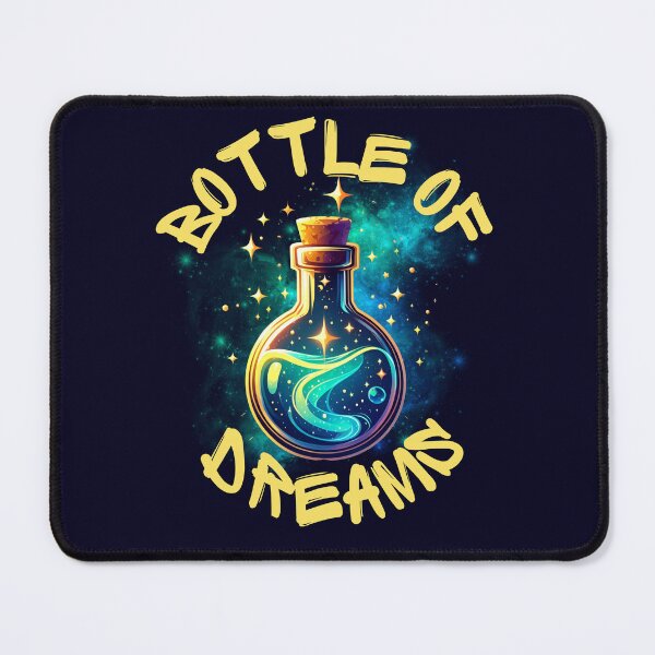 Item preview, Magical Bottle & "Bottle Of Dreams" (Blue Background) designed and sold by MusesWhispers.