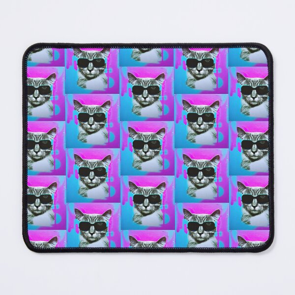 Item preview, Cat cartoon glasses cat pattern trendy stencil graffiti teen gift modern  designed and sold by cheekylorns.