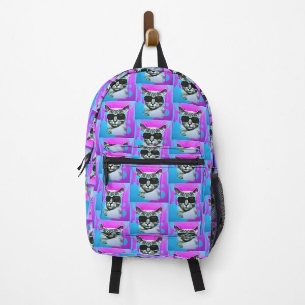Item preview, Cat cartoon glasses cat pattern trendy stencil graffiti teen gift modern designed and sold by cheekylorns.