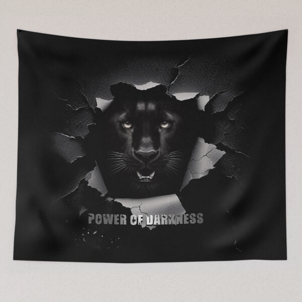 Item preview, POWER OF DARKNESS, Power hidden in the shadows, BLACK PANTHER,3 designed and sold by CrisMor-Art.