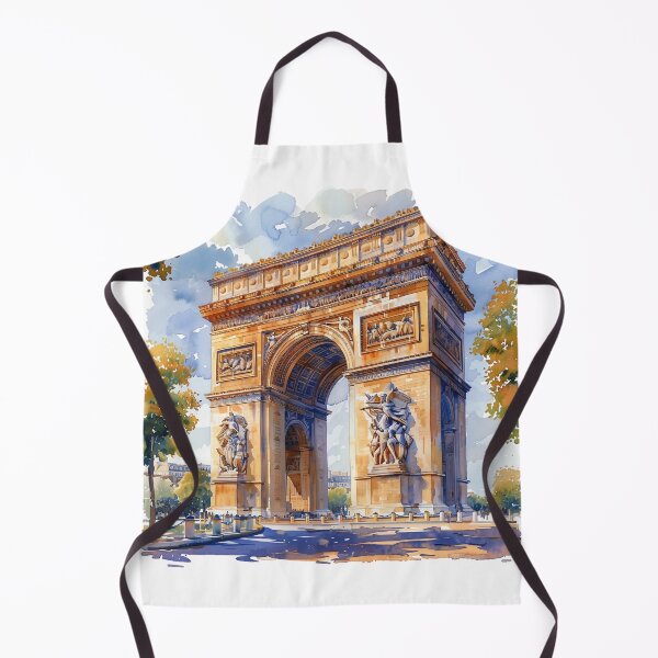 Item preview, Arc de Triomphe Watercolor Travel Landmarks France designed and sold by SayItWithYours.