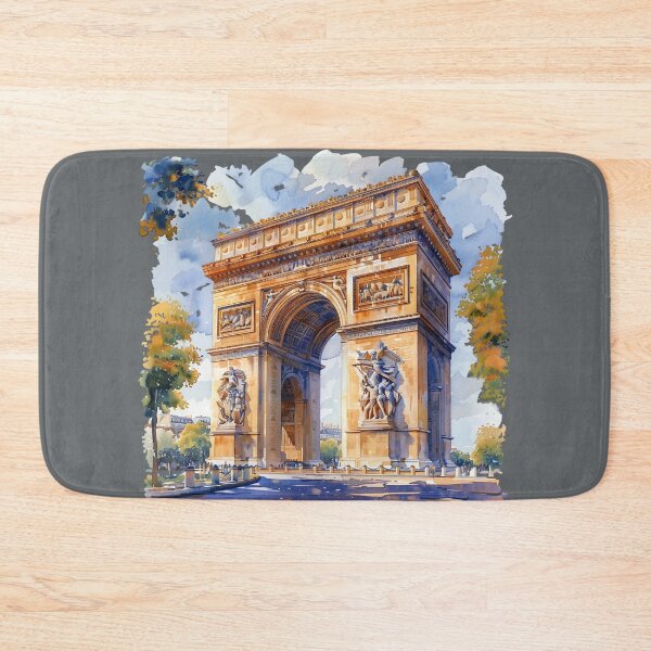 Item preview, Arc de Triomphe Watercolor Travel Landmarks France designed and sold by SayItWithYours.