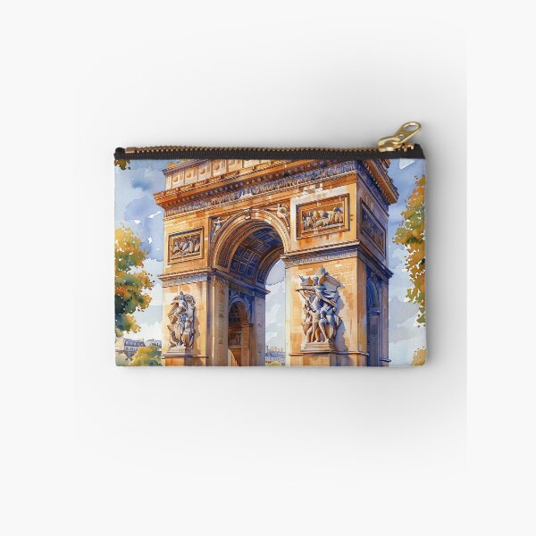 Item preview, Arc de Triomphe Watercolor Travel Landmarks France designed and sold by SayItWithYours.