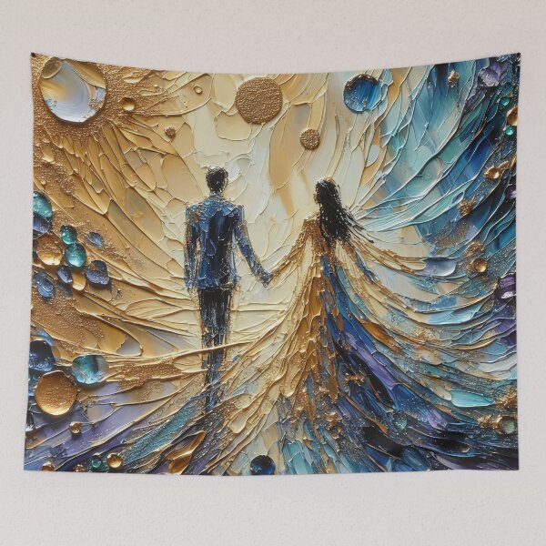 Item preview, Coming Together Abstract Impressionism designed and sold by Mermaid's Whimsy.