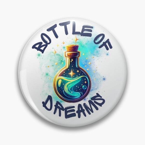Item preview, Magical Bottle & "Bottle Of Dreams" (White Background) designed and sold by MusesWhispers.