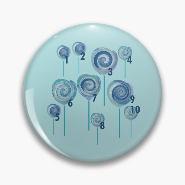 Item preview, Let's Count to 10 - 10 Blue Lollipops designed and sold by Beachy.