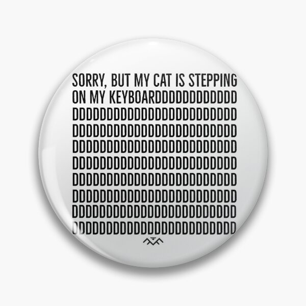 Item preview, My Cat Stepping on Keyboard Humor designed and sold by 1Felinophile.