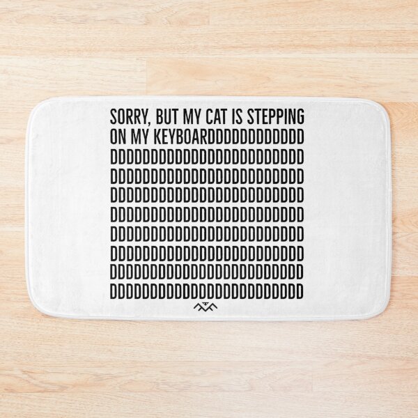 Item preview, My Cat Stepping on Keyboard Humor designed and sold by 1Felinophile.