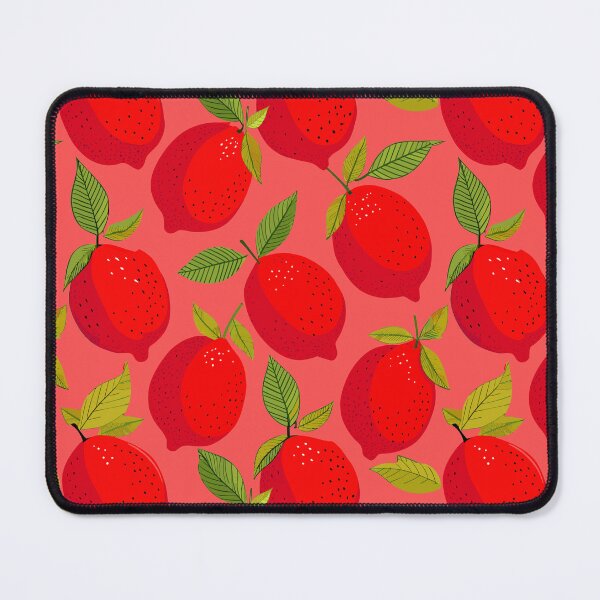 Item preview, Red Lemon Fruit Pattern designed and sold by Bunmigraphics .