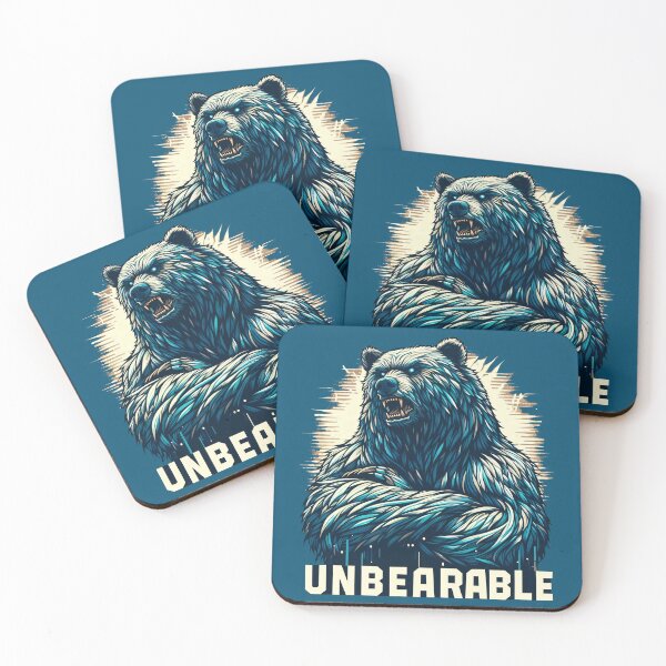 Item preview, UnBEARable: Disappointed Bear Design designed and sold by Slick-Waffles.