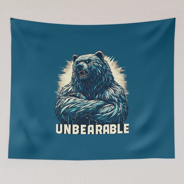 Item preview, UnBEARable: Disappointed Bear Design designed and sold by Slick-Waffles.