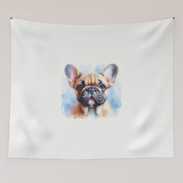 Item preview, Retrato de Bulldog Francés designed and sold by HWCanada.