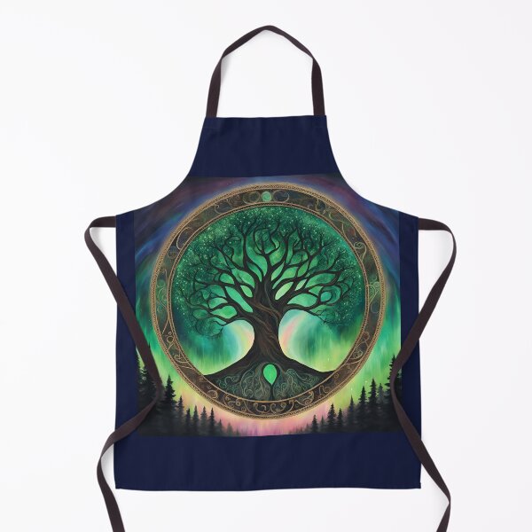 Item preview, Tree of life with northern lights designed and sold by KikiArtDesignz.