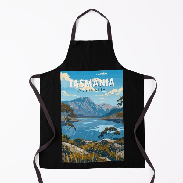 Item preview, Tasmania Australia Travel Art Vintage designed and sold by KrisSidDesigns.