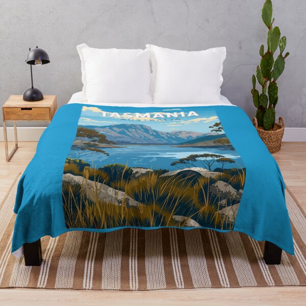 Item preview, Tasmania Australia Travel Art Vintage designed and sold by KrisSidDesigns.