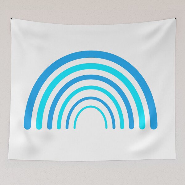 Item preview, Blue Organic rainbow  designed and sold by Inspirationmotivation.
