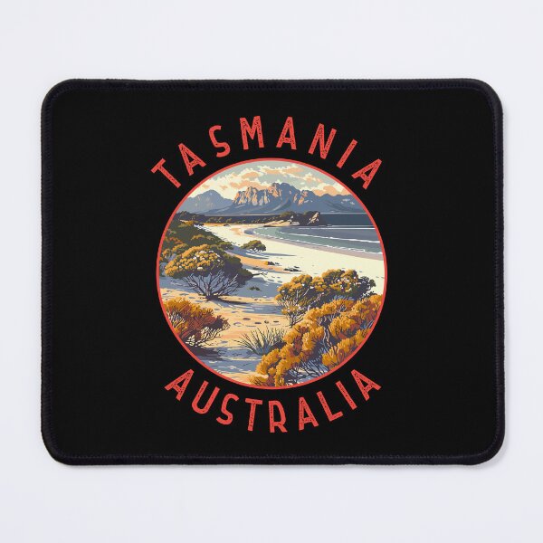 Item preview, Tasmania Australia Retro Distressed Circle designed and sold by KrisSidDesigns.