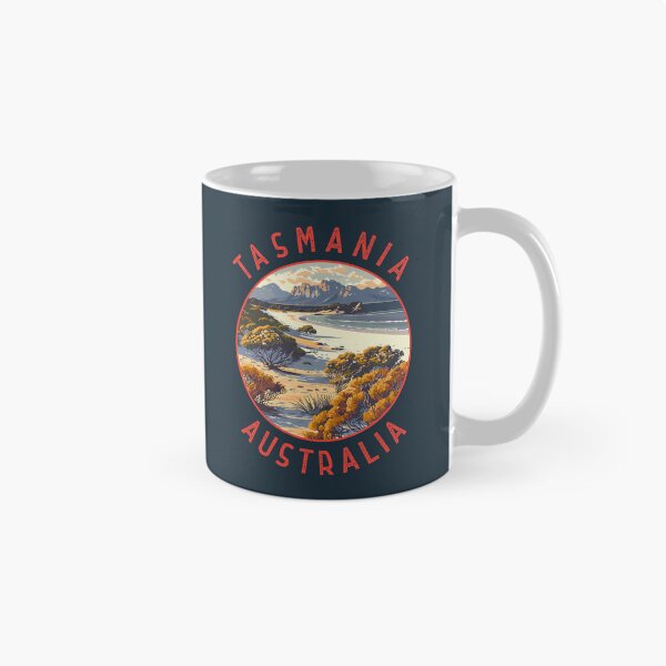 Item preview, Tasmania Australia Retro Distressed Circle designed and sold by KrisSidDesigns.