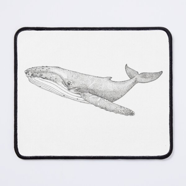 Item preview, Humpback whale Illustration designed and sold by Natasha Santana Moreno Martensen.