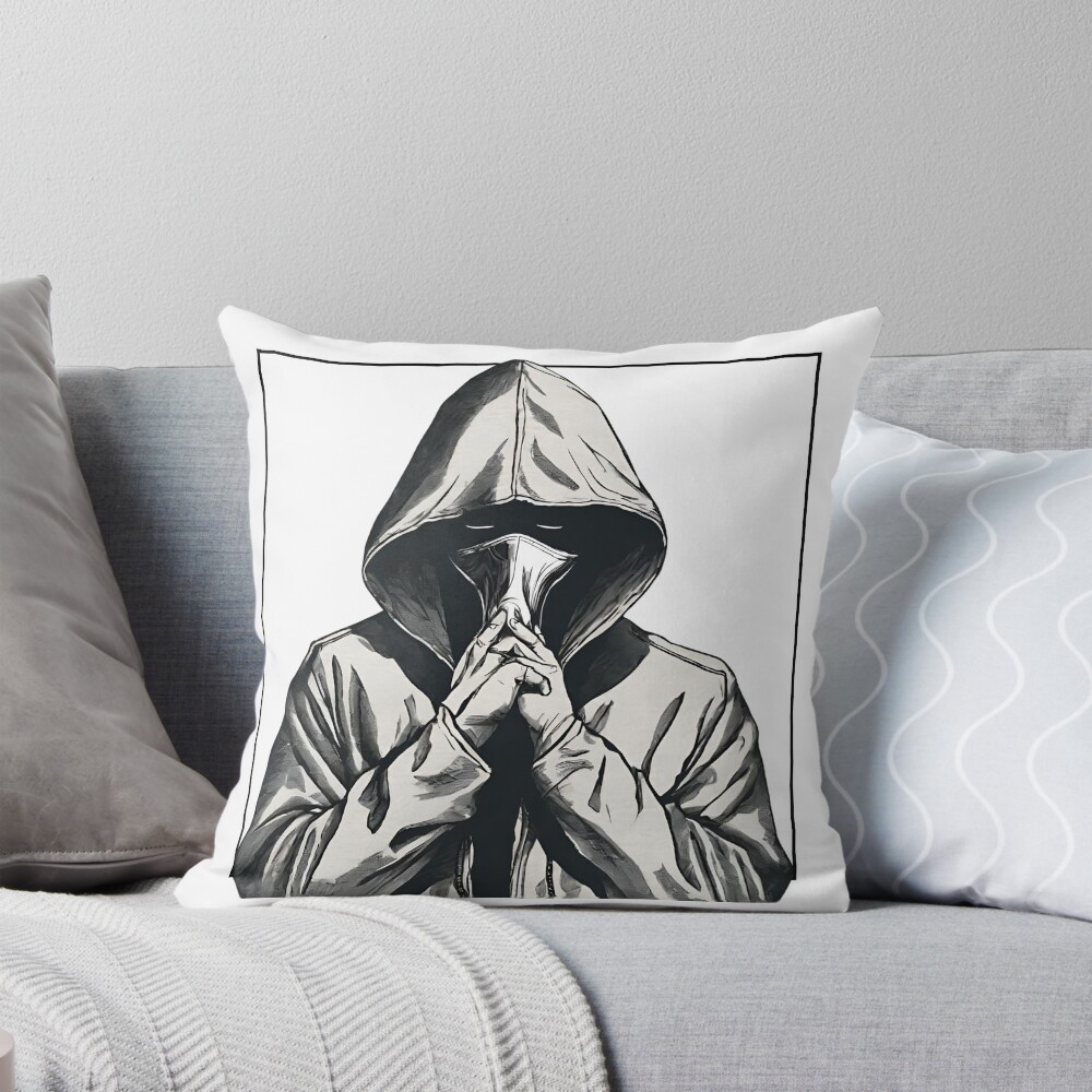 Item preview, Throw Pillow designed and sold by MetalThreads-UK.
