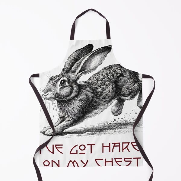 Item preview, Hare on my chest designed and sold by Foxlindesigns.