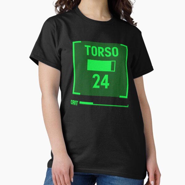 Vista previa del artículo con la obra «V.A.T.S: apuntando al torso», diseñado y vendido por PufferArt.