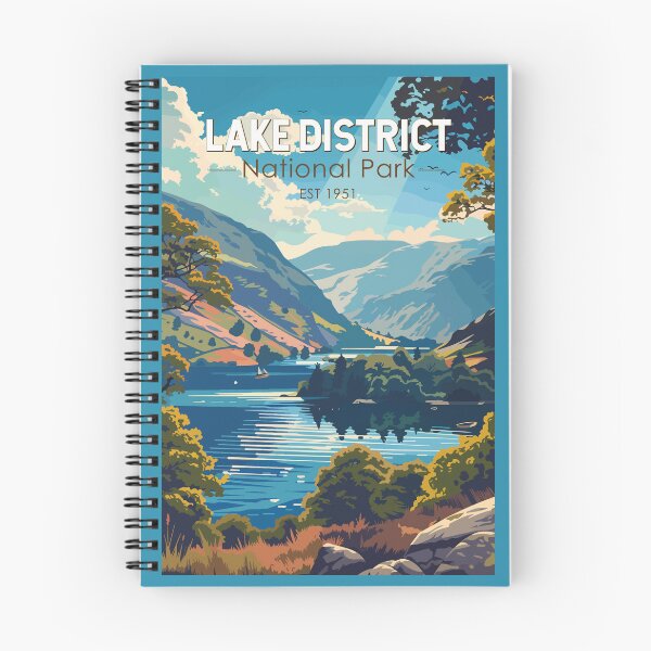 Item preview, Parque Nacional Lake District Inglaterra Viaje Arte Vintage designed and sold by KrisSidDesigns.