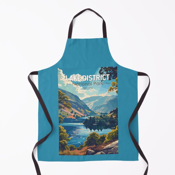Item preview, Lake District National Park England Travel Art Vintage designed and sold by KrisSidDesigns.
