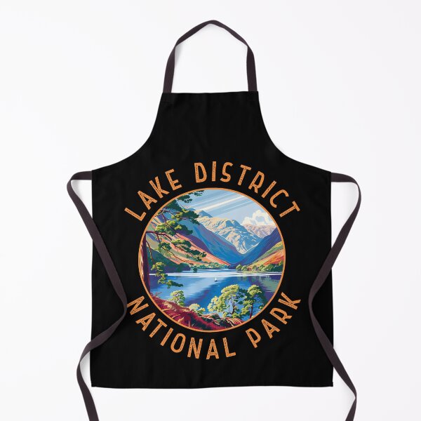 Item preview, Lake District National Park England Retro Distressed Circle designed and sold by KrisSidDesigns.