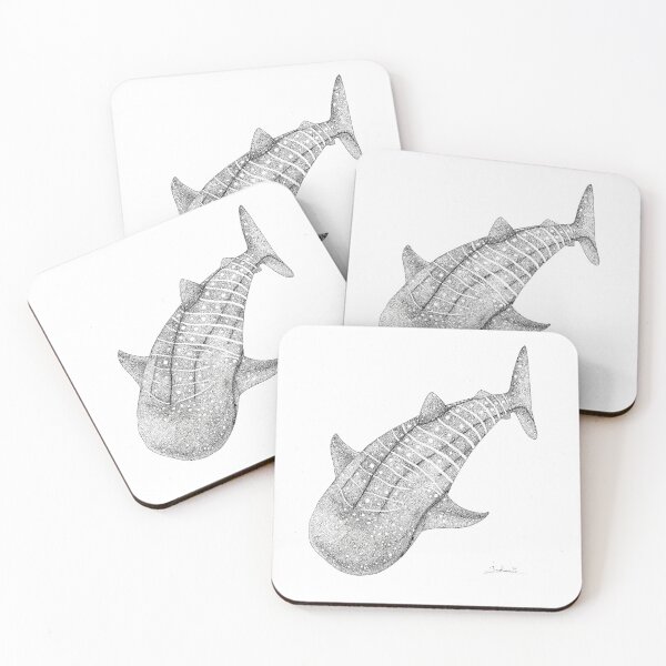 Item preview, Whaleshark, nature illustration designed and sold by Natasha Santana Moreno Martensen.