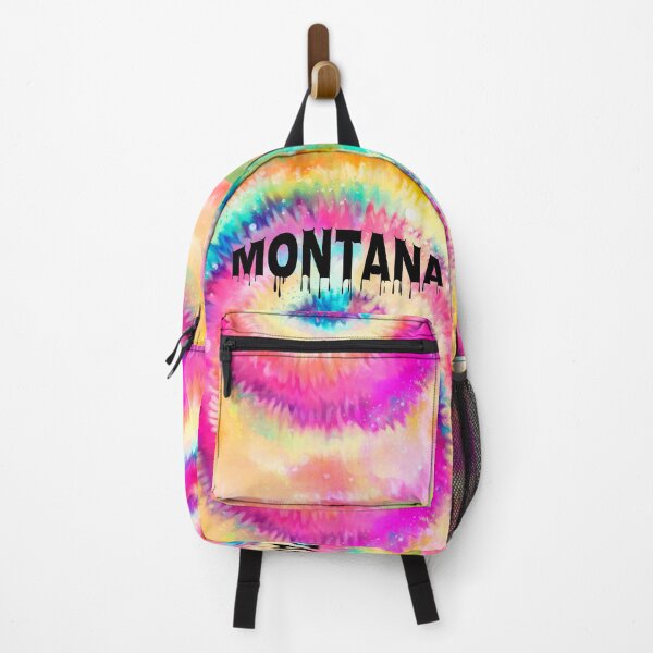 Item preview, 406 Montana : Tie Dye With Dripping Text designed and sold by Gilby-Designs.