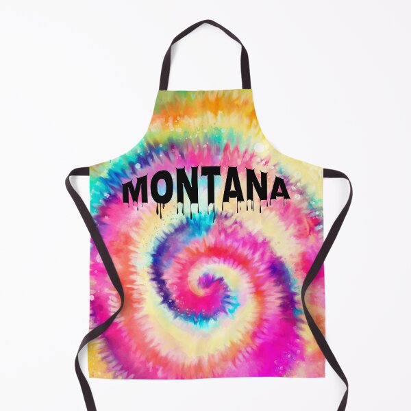 Item preview, 406 Montana : Tie Dye With Dripping Text designed and sold by Gilby-Designs.