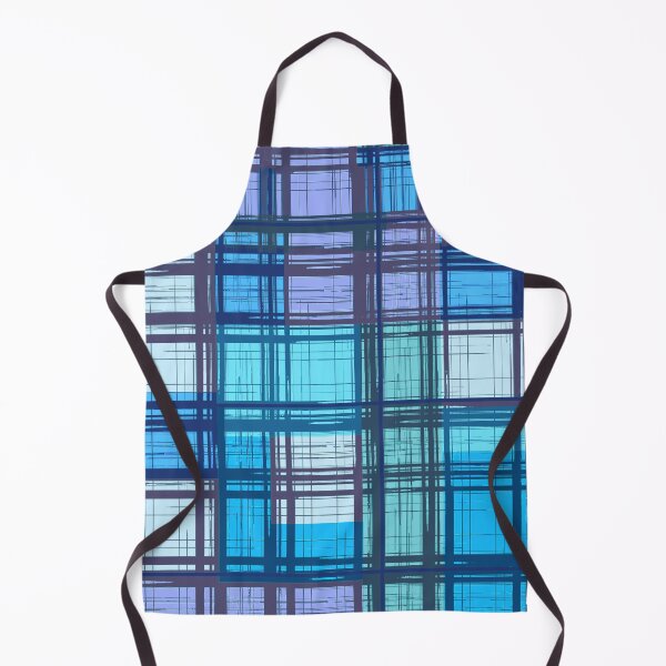 Item preview, Boho Blue and Purple Fashion Plaid designed and sold by Sharon Schwalbe.