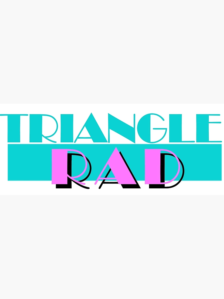Imagen 2 de 2, Postal con la obra Logotipo triangular de vicio RAD, diseñada y vendida por Triangle-RAD.