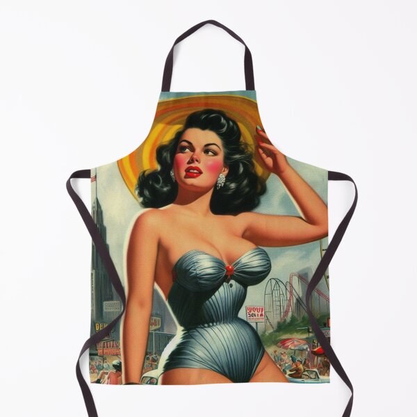 Item preview, Retro Hot Curvy Pin-up designed and sold by PulpVintage.