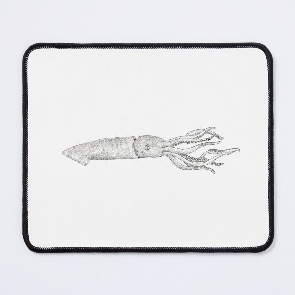 Item preview, Squid, nature illustration designed and sold by Natasha Santana Moreno Martensen.