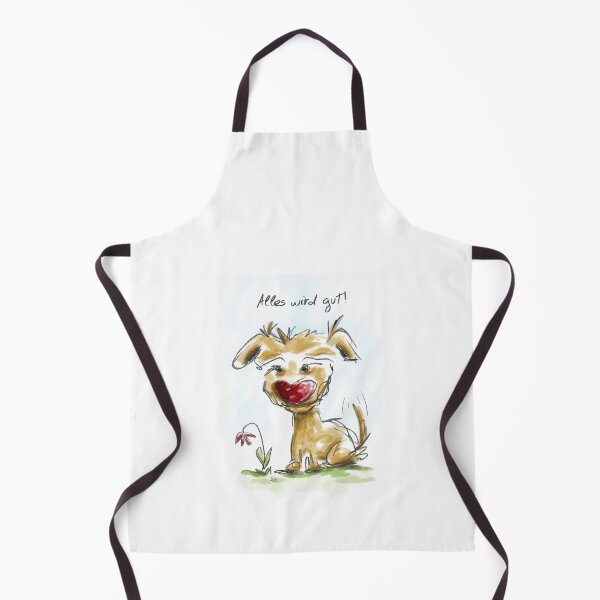 Item preview, Heart Noses: Everything will be fine! (Dog with flower) designed and sold by kasperskonfetti.