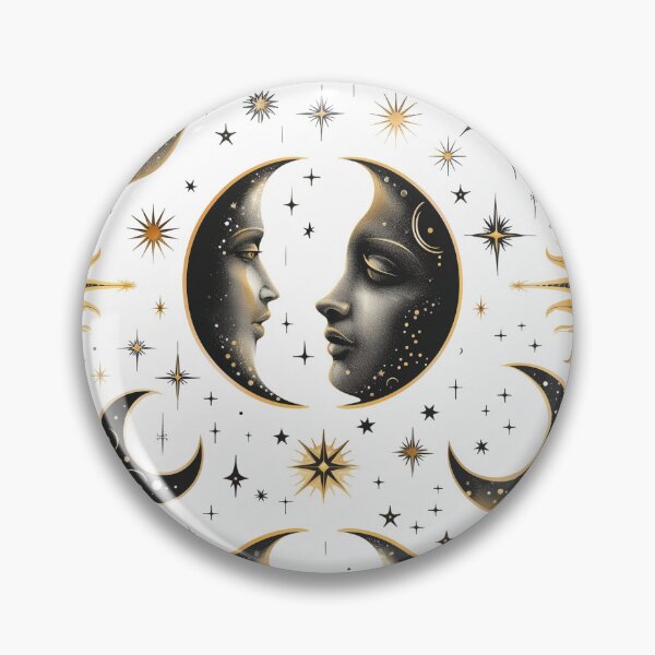 Item preview, Moon and Sun on White Background designed and sold by MiracleSociety.