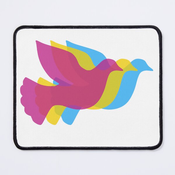 Item preview, Pansexual Pride Doves designed and sold by DesignsbyStina.