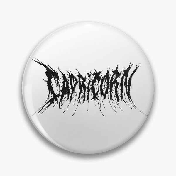 Item preview, Capricorn Brutal Zodiac in White designed and sold by scorpiopanda.