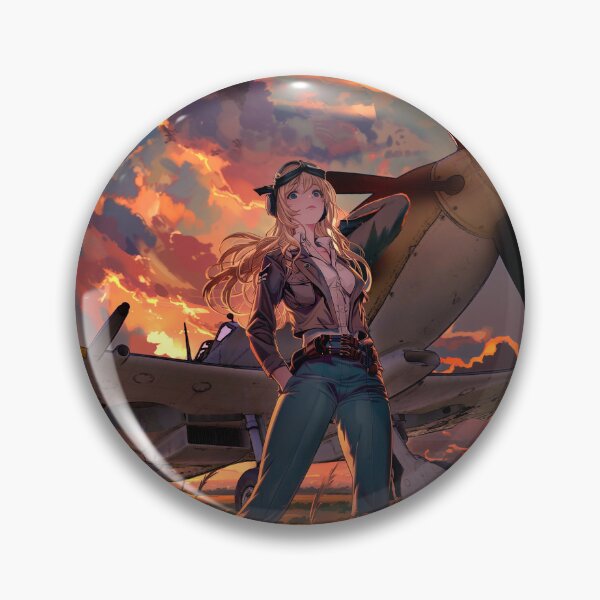 Item preview, Spitfire Fighter and Anime Girl designed and sold by CoolCarVideos.
