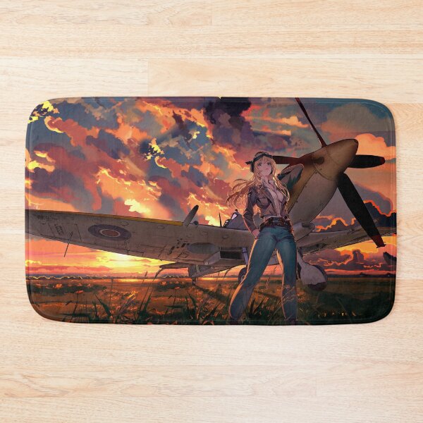 Item preview, Spitfire Fighter and Anime Girl designed and sold by CoolCarVideos.