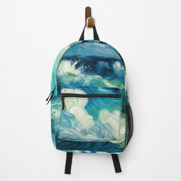 Item preview, Impressionist Ocean by Van Gogh designed and sold by ArtemisDesignAI.