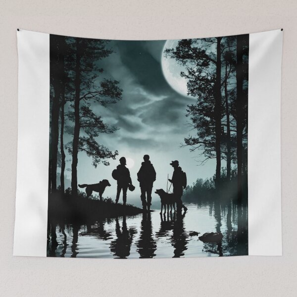 Item preview, great design for people who love forests and dogs designed and sold by Bernsteinhaus.