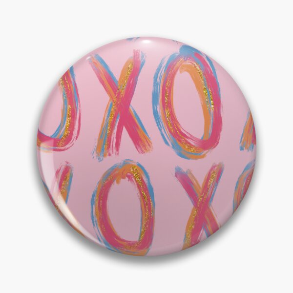 Item preview, blue pink and orange XOXO designed and sold by eze412.