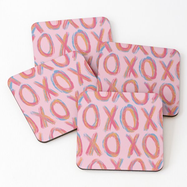 Item preview, blue pink and orange XOXO designed and sold by eze412.
