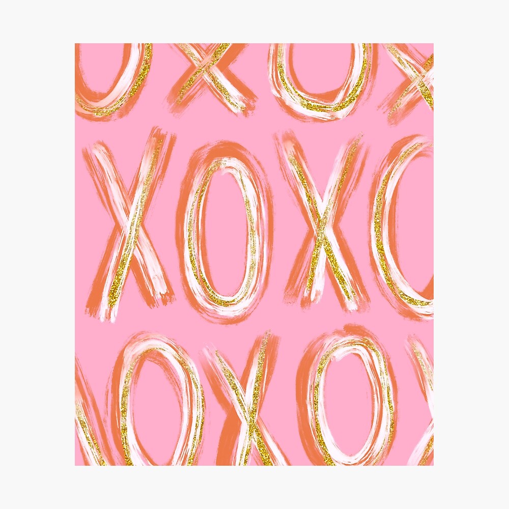 XOXO preppy poster Poster