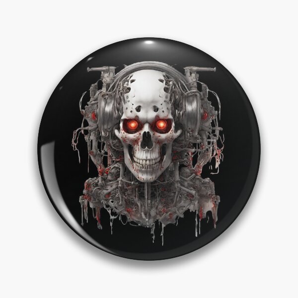 Item preview, Mecha Skull designed and sold by MetalThreads-UK.