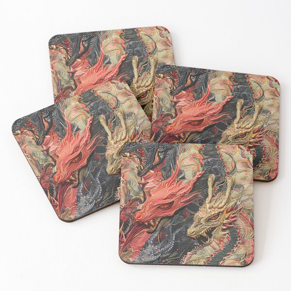 Item preview, Fire and Brimstone Fantasy Dragons designed and sold by GroovyPixels.